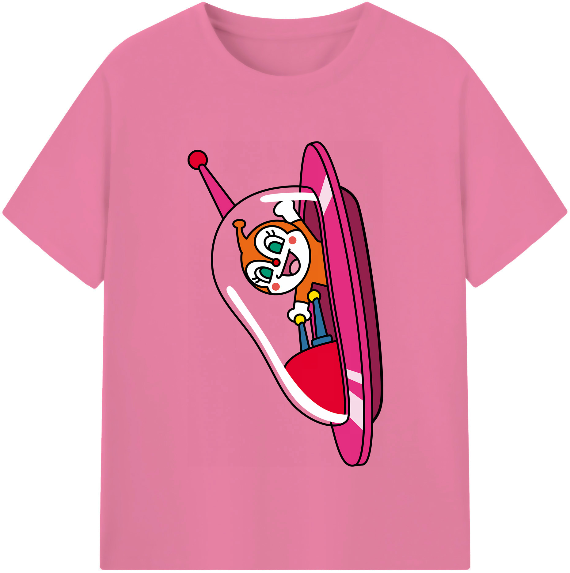 （画像用） アンパンマン Anpanman 綿100％半袖Tシャツ（フロントプリント）